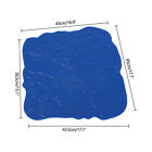 Slate Seamless Concrete Cement Texture Imprint Stamp Skin Mat 18  X 18  Blue