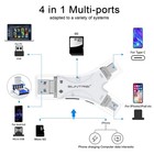 Sd Card Reader For Iphone ipad android mac computer camera 4 In1 Micro Sd Car   