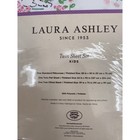 Laura Ashley Sheet Set Kids Twin White Westie Dog Pup Floral Pink 3pc Bedding