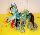   Vintage Mother Dragon Wood Marionette19  Puppet 62 Beautiful Condition