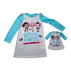 L o l Surprise  Girls Dollie   Me Pajama Nightgown  Sizes S  6-6  Fit 18    Doll