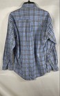 Burberry Men s Blue Nova Check Button Down Shirt Long Sleeve Made In Usa Sz S