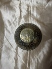 Antique Asian Copper bronze old Brass Bowl Engraving Vintage