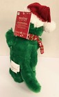 Gemmy Singing Animated Dinosaur Plush Nwt Christmas 13  Walk The Dinosaur