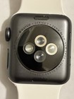 Apple Watch Series 2 - 38mm Space Gray Aluminum - White Band   Charging Cable