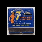 Feature Matchbook Full Book 7 Seas Locker Club   Clothiers San Diego  Ca