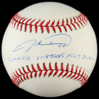 Jacob Degrom Signed Oml Baseball Display Inscribed Roy   Cy Young Auto Mets Coa