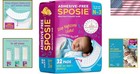 32 Pack Overnight Diaper Doublers  Water Resistant Pads For Infant Leak Control