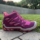 Merrell Chameleon Big Kids Size 7 Waterproof Hiking Boots Camping Girls Berry