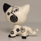 Littlest Pet Shop   Lps Custom   1613 Dalmatian Repaint On Shorthair Cat Mold