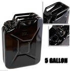 Black 5 Gallon Jerry Can Gas Steel Tank Military Nato Style 20l Storage Can