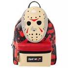 Jason Voorhees Mini Backpack Friday The 13th 3d Hockey Mask Red Black Rare New