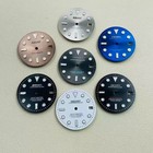 28 5mm Watch Dial Blue Green Luminous For Seiko Nh35 Nh36 Movement Watches Parts