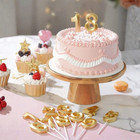 Gold Number 0-9 Smokeless Slow-burn Candle Birthday Anniversary Party Cake D  cor
