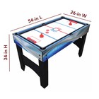 Matrix 54-in 7-in-1 Multi Combo Game Table  Glide Hockey  Blue  Multi