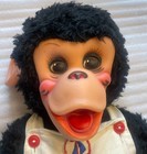 Vintage Rushton Star Creation - Rubber   Cloth Monkey Zip Or Zippo