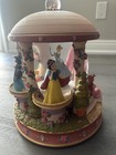 Vtg Disney Multi-princess Musical Snow Globe Figurine Cinderella Belle Arielrare
