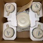 Vintage Lenox 16pc Dewdrops Dinnerware Temper-ware Set Mint In Original Box