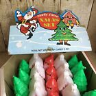 Vintage Plastic Full Christmas Candy Containers Store Display Box Hfc Barns 70s
