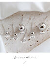 925 Sterling Silver Round Ball Stud Earrings High Polished Butterfly Post Backs