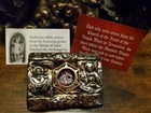 St  Michael   Blessed Mother Relief  Cave Stones Monte Sant   angelo Gargano Italy