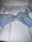 Vtg 80s 90s Deadstock Maidenform Shimmerlings Blue Ice Bra 32c Nwt Rare