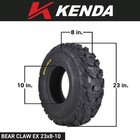 Kenda Bearclaw Ex K573 - 23x8-10 Front Atv utv Tires 6-ply 23x8x10  2 Pk 