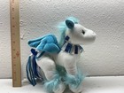 Webkinz Sapphire Pegasus - Plush - White Blue - No Code - Excellent Condition