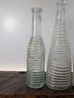 Lot Of 6 Antique Ribbed Condiment Peppersauce Bottles Bottle Pepper Sauce