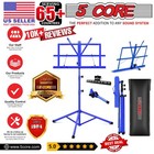 5core Music Stand For Sheet Music Portable Tripod Adjustable Folding Note Holder