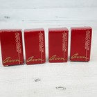 Vintage 1990 Avon Lipstick Holder Clip W  Mirror 2  Red Plastic Lot 4 New In Box