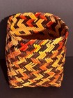 Outstanding Rowena Bradley Cherokee Rivercane Doubleweave Basket W  Vegetal Dyes