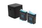2pcs Hero 11 Battery Pack   3-channel  Charger For Gopro Hero 11 Black Camera