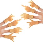 Tiny Hands Mini Finger Puppets 8 Pieces  Left And Right Hand Set  Mixed Style   