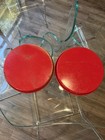 2 Vintage Dixie 45 Beer Metal Serving Trays New Orleans Advertising 13   