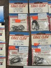 Vintage Eagle Claw Fishing 86 Hooks Lot Wright   Mcgill Lazer Sharp Usa Size 1 4