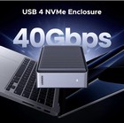 Ugreen 40gbps M 2 Nvme Enclosure With Aluminum Double-sided Thunderbolt 4 3 usb4