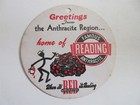 Vintage Famous Reading Anthracite Coal Mining Miner Company Name Tag Pa