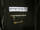 House Of Blues Black Jean Jacket With Pins - Size Medium