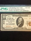 Cold Spring  New York  Series 1929  10 00 National Currency Bank Note  Pmg 53