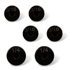 6pcs Brake Line Flaring Tool Kit  3 16  1 4  Double Flare Tool Adapters 