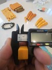 Bakelite Dice Butterscotch 70 16mm Dices And Two Bakelite Handle Pretty Color