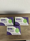 Flents Wipe N Clear Lens Wipes 65-75 Count Each Total 200-225 Count   Open Box