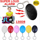 Safe Sound Personal Alarm Keychain With Led Light 140db Emergency Unisex Defense