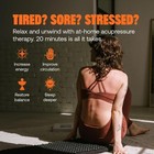 Shaktimat Premium Acupressure Mat Level 2 Intensity In Shakti Black Massage Yoga