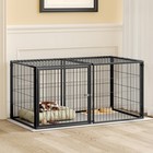 48  64  Large Dog Kennel  Animal Pet Crate Cage Heavy Duty Metal Dogs Playpen