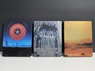 Blu-ray Steelbook Lot Of 3 Sci-fi Action Films   used  No Digital Codes 