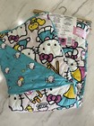 new  Hello Kitty Busy Kitty Full queen Quilted Blanket - 90in X 90in -nwt