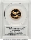 2019-w Proof Gold Eagle 1 4 Oz Fdi Reagan Legacy Series Michael Reagan Pcgs Pr70