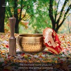 Tibetan Singing Bowls Set  Meditation Sound Bowl Hand Hammered In Nepal For Yoga